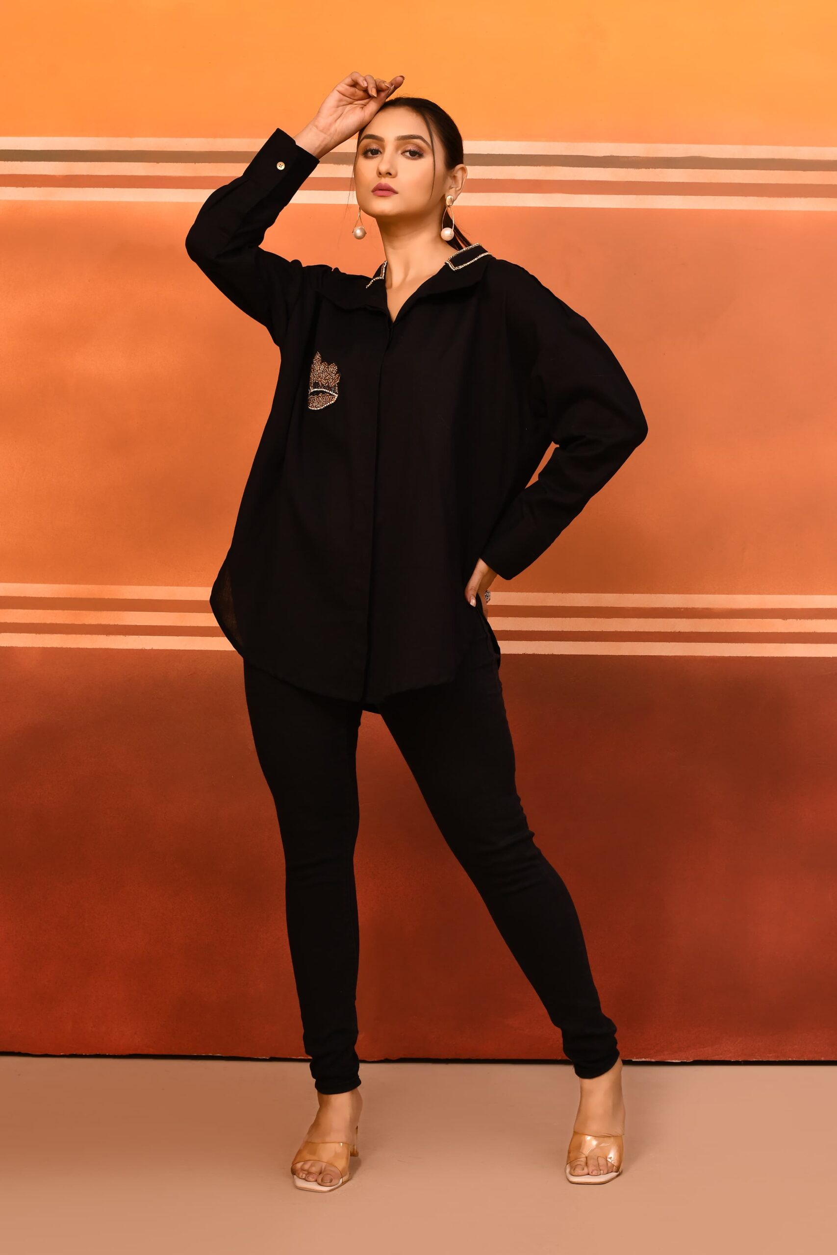 Queen Bee Shirt. Black